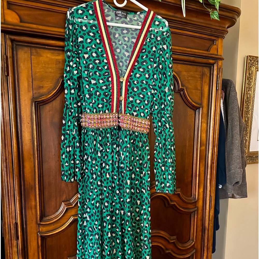 Petit Pois Floor length duster.